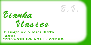 bianka vlasics business card